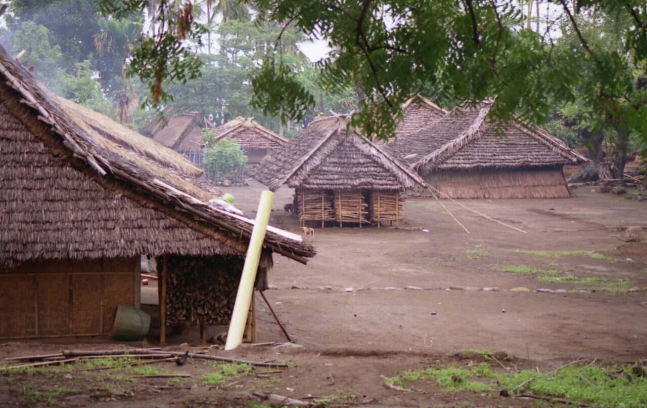 Dorf auf der Insel Lombok